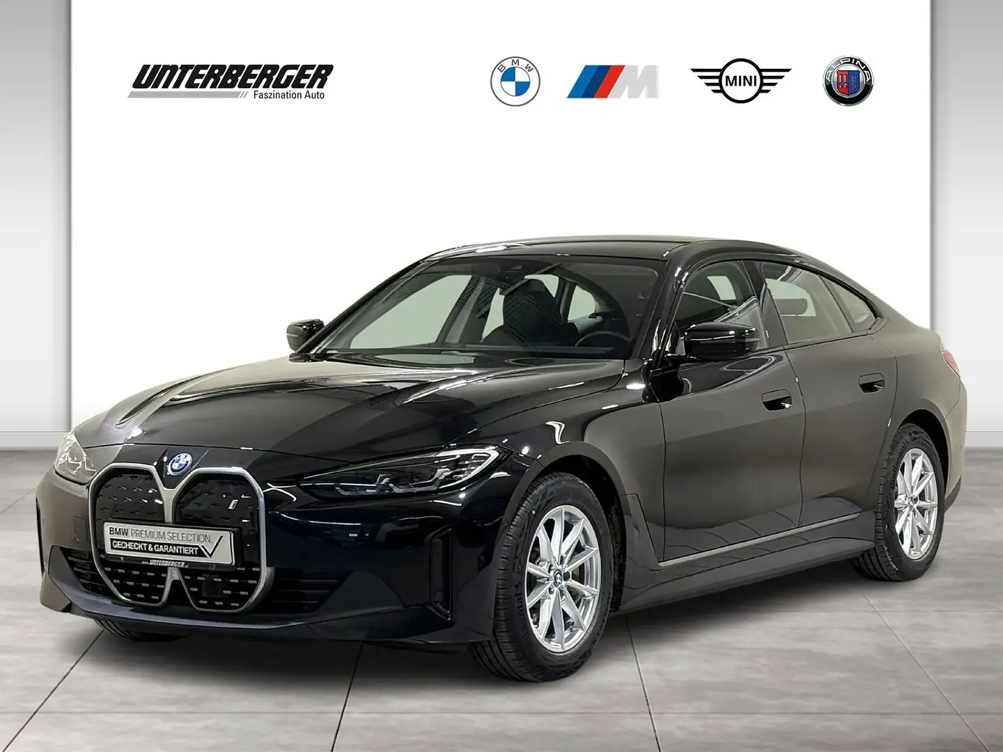 BMW i4 eDrive40 Gran Coupé AHK Navi RFK PA Sitzhzg Schwarz - 1