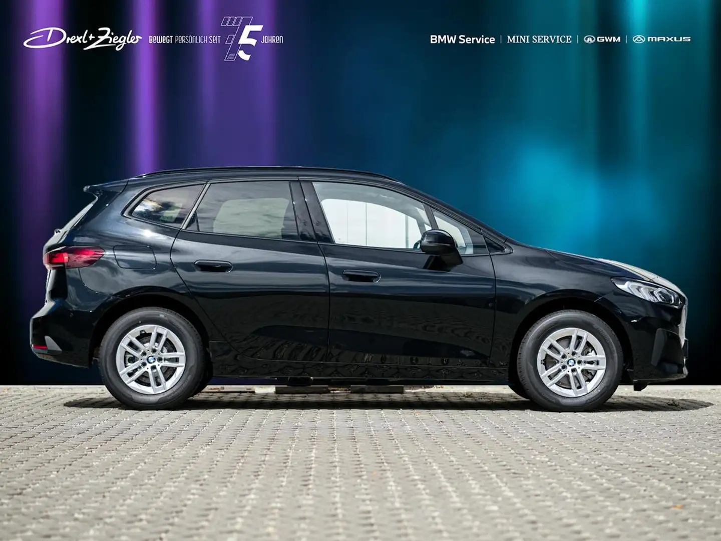 BMW 220 220i Active Tourer AHK PANO M-Dachreling S-Glas Schwarz - 2