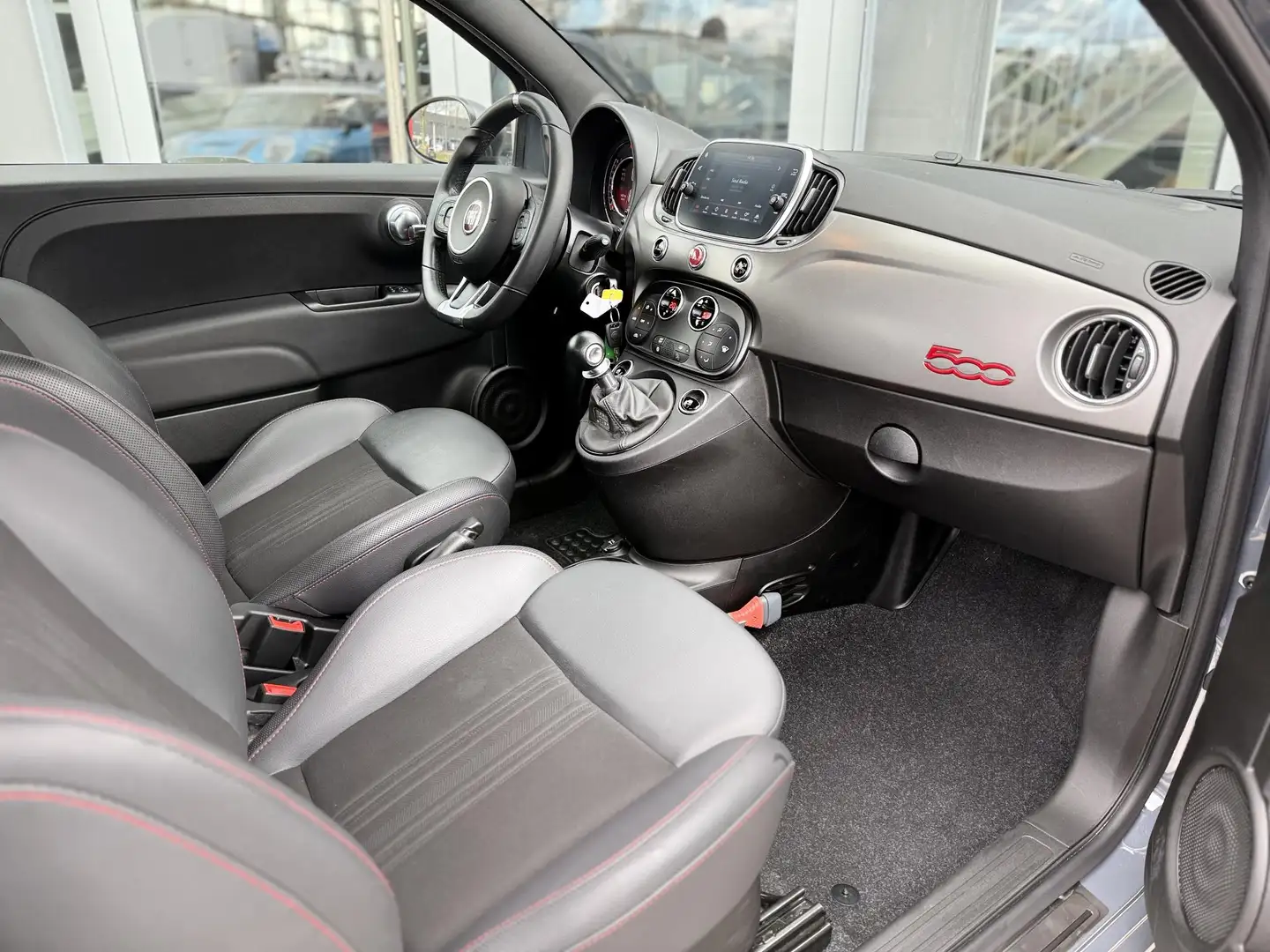 Fiat 500C 1.0 Hybrid Sport |Carplay|Cruise|ECC Gris - 2