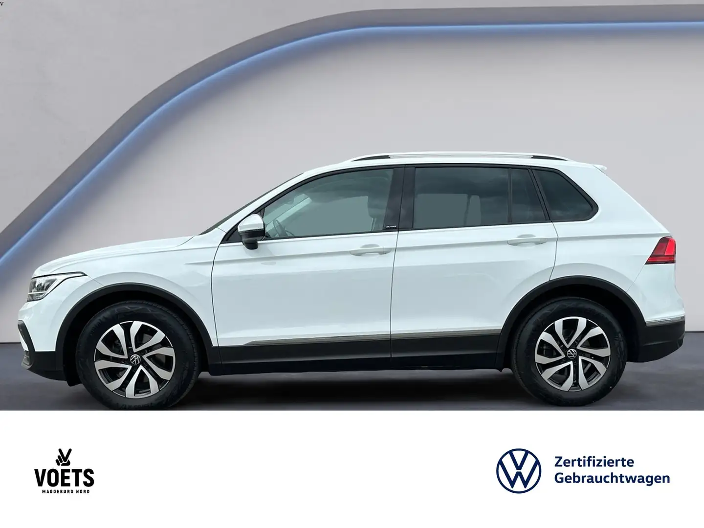 Volkswagen Tiguan 1.5TSI ACTIVE DSG AHK+LED+Navi+Sitzhzg. Blanco - 2