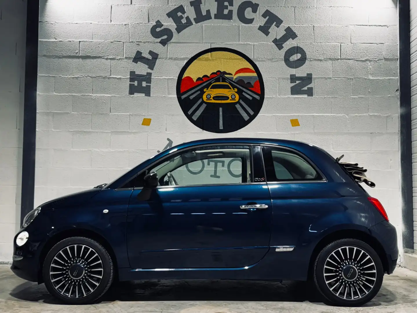 Fiat 500C 1.2 69CV CLUB CUIR / CARPLAY / DISTRI ET VIDANGE N Синій - 2