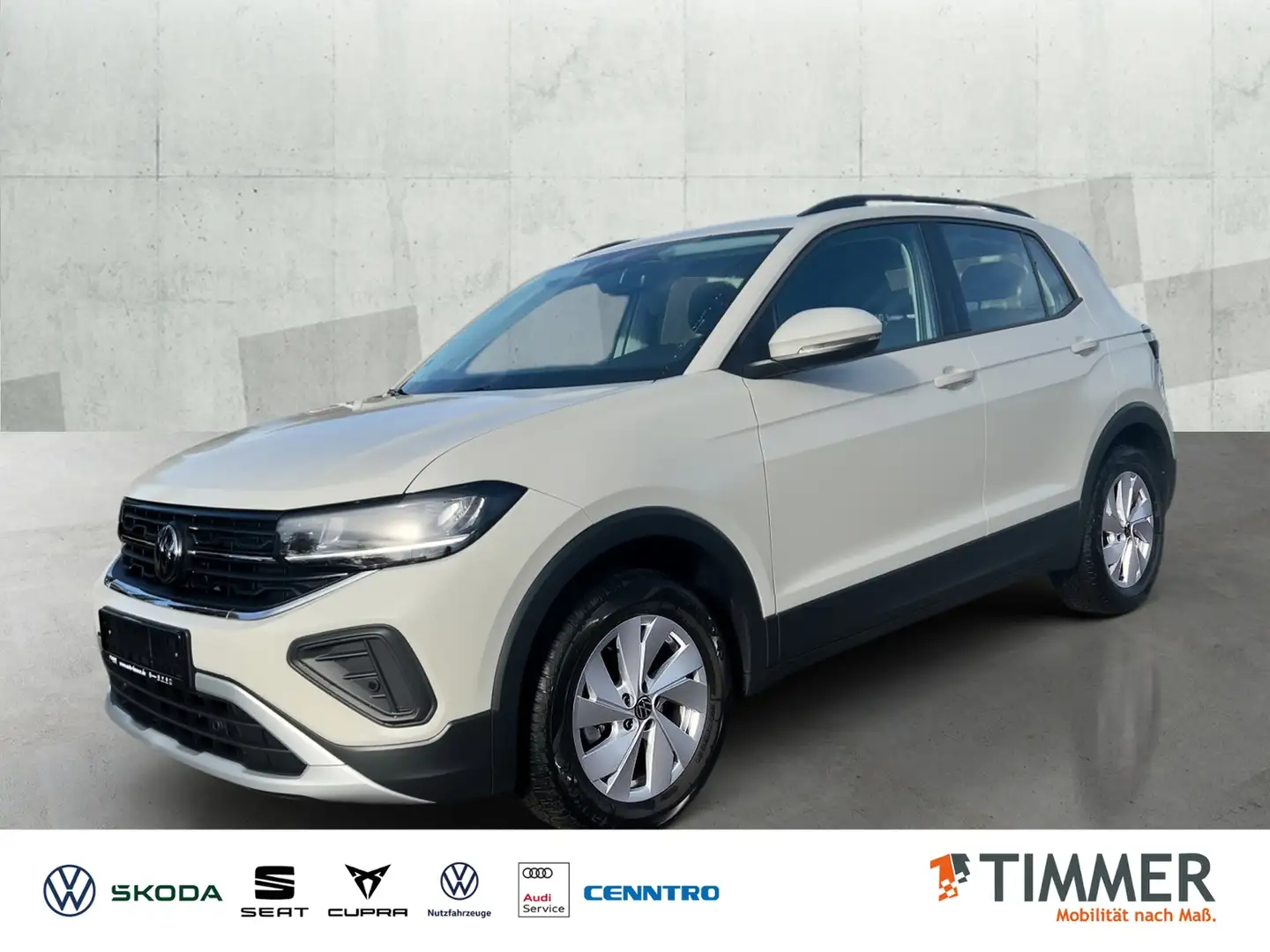 Volkswagen T-Cross 1.0 TSI LIFE *5J GAR *AHK *LED *ACC *RKAM * Grijs - 1