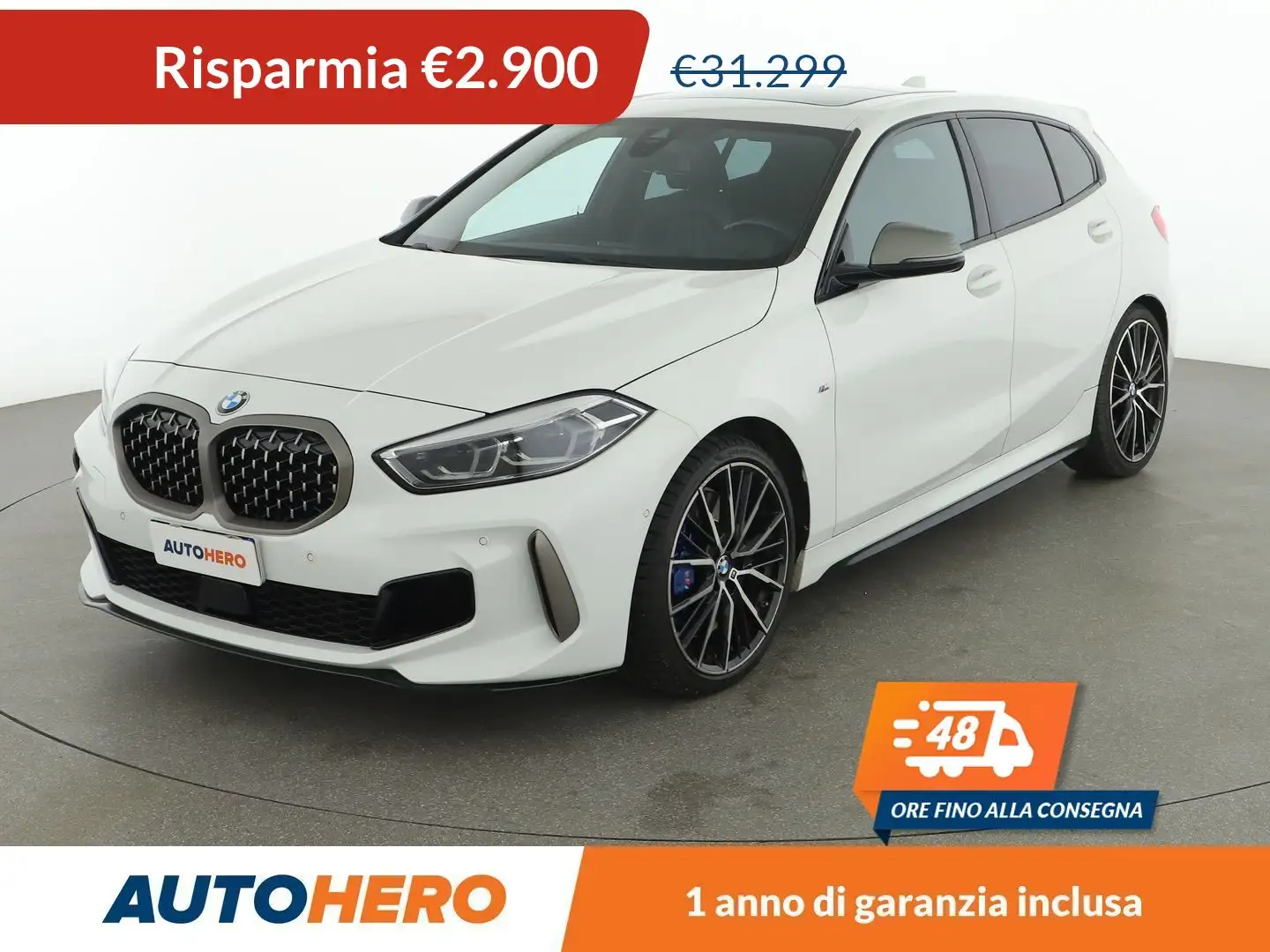 BMW 135 M135i xDrive Bianco - 1