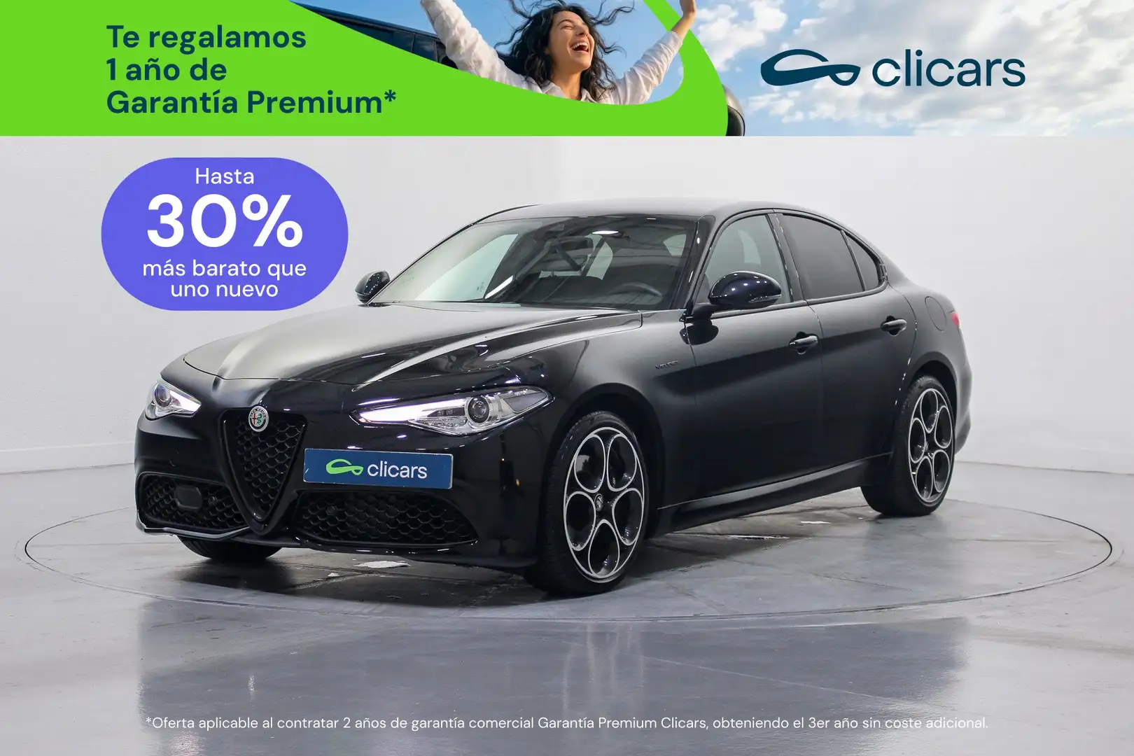 Alfa Romeo Giulia 2.2 Diesel Veloce ATX 210 Negro - 1