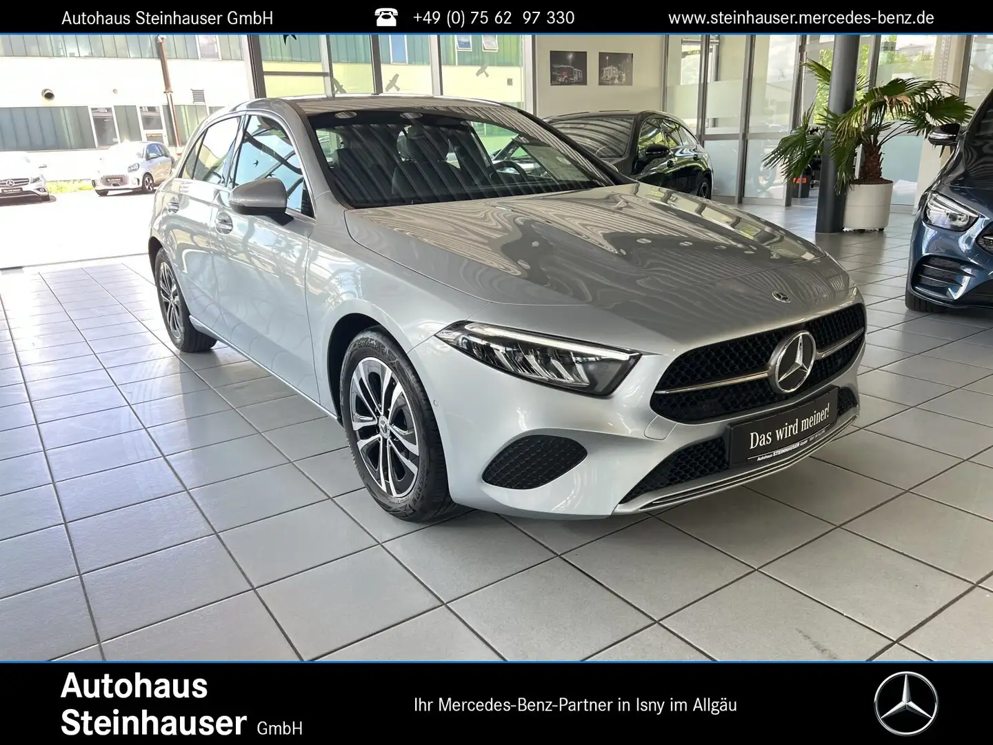 Mercedes-Benz A 180 A 180 Progressive/MBUX Navi/AHK/LED/Kamera Autom. Argent - 1