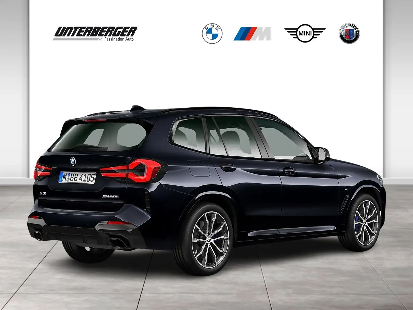 BMW X3 M 40i ACC RFK Pano HUD HiFi Laser eSitze Schwarz - 2