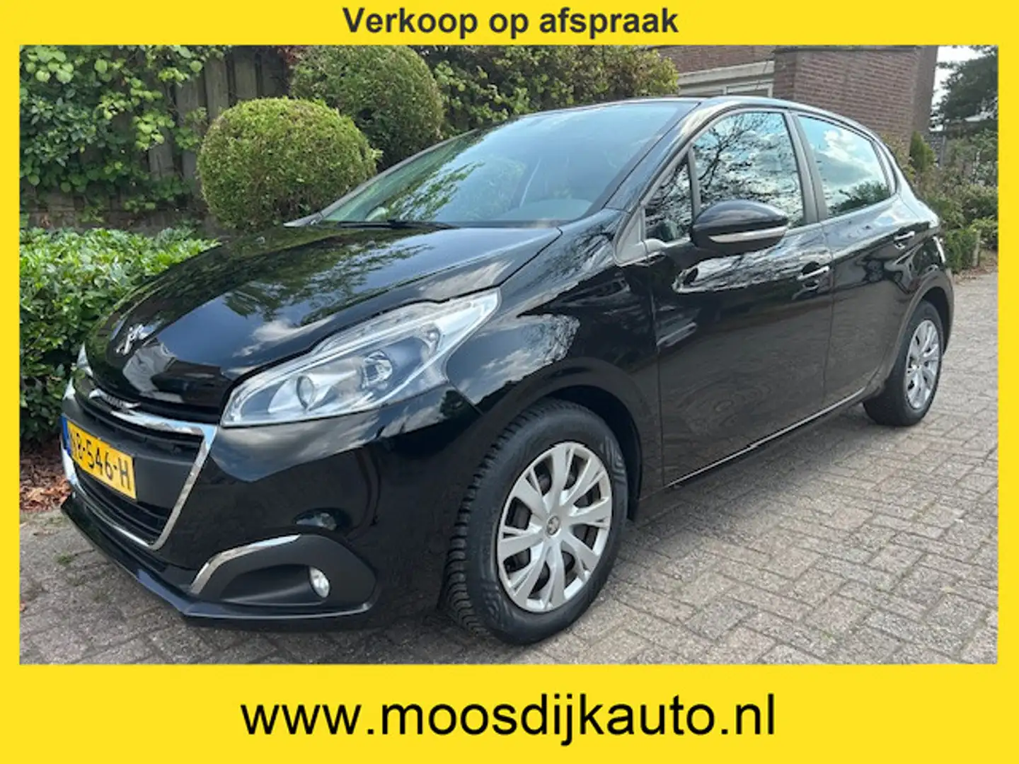 Peugeot 208 1.2 PureTech Blue Lion Airco/ 5 Drs/ Orig NL auto/ Zwart - 1