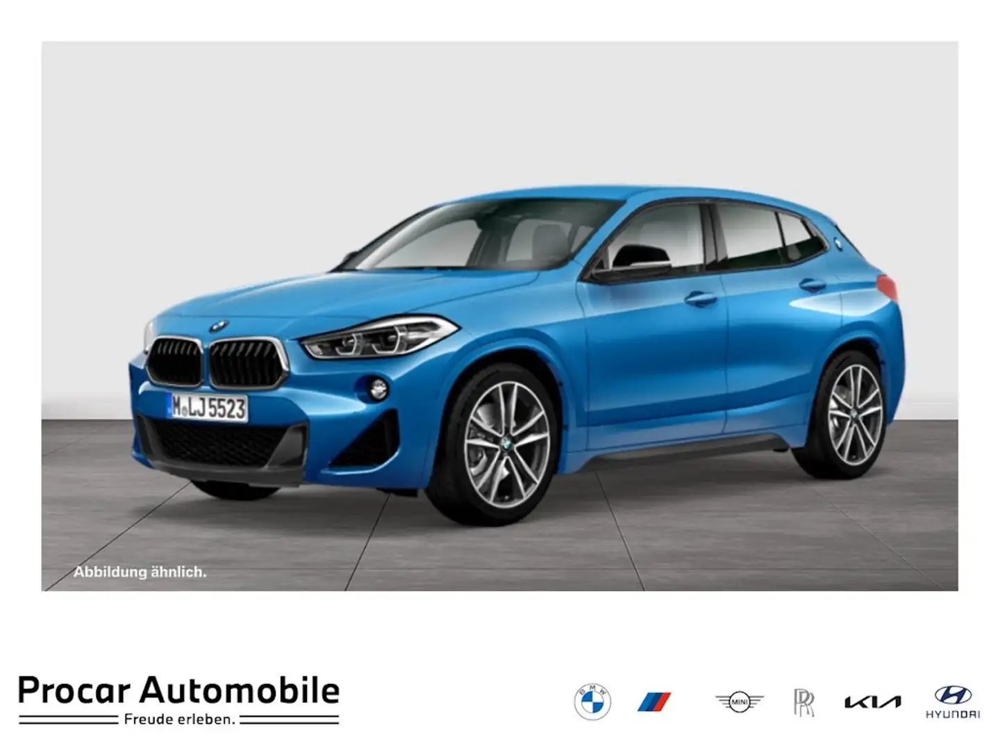 BMW X2 sDrive20i M-Sport Aut Nav HuD LED Drive+Park HiFi Blau - 1