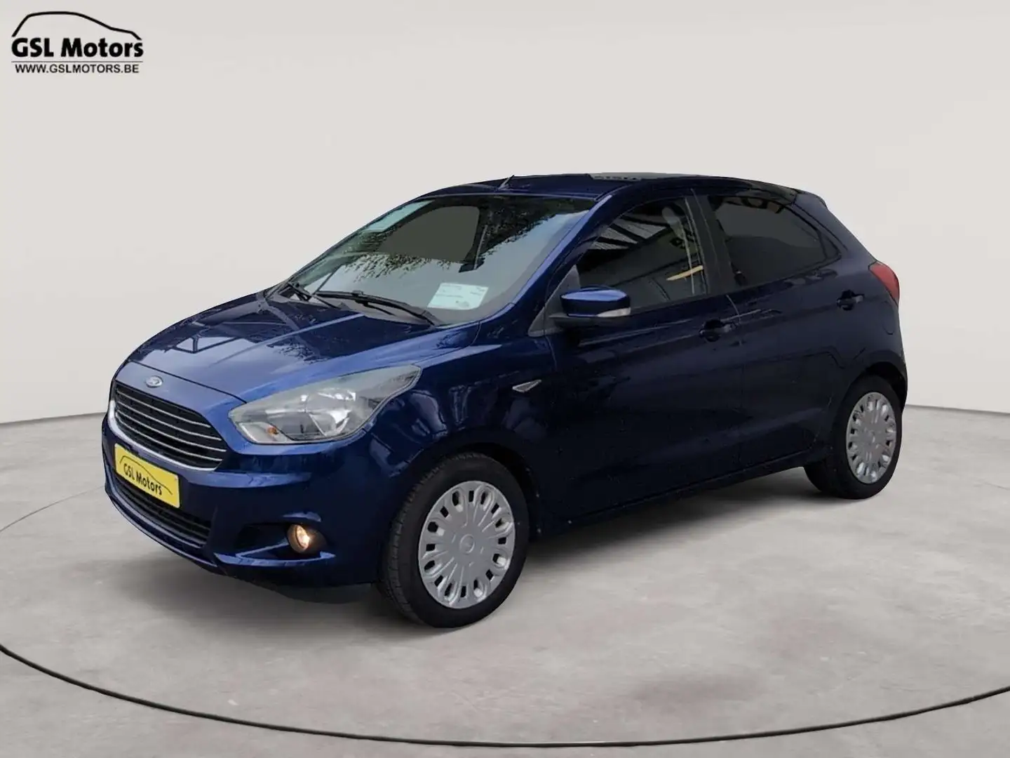 Ford Ka/Ka+ 1.2i 85cv Bleue 01/2018 52.647km! Airco GPS Radio Bleu - 1