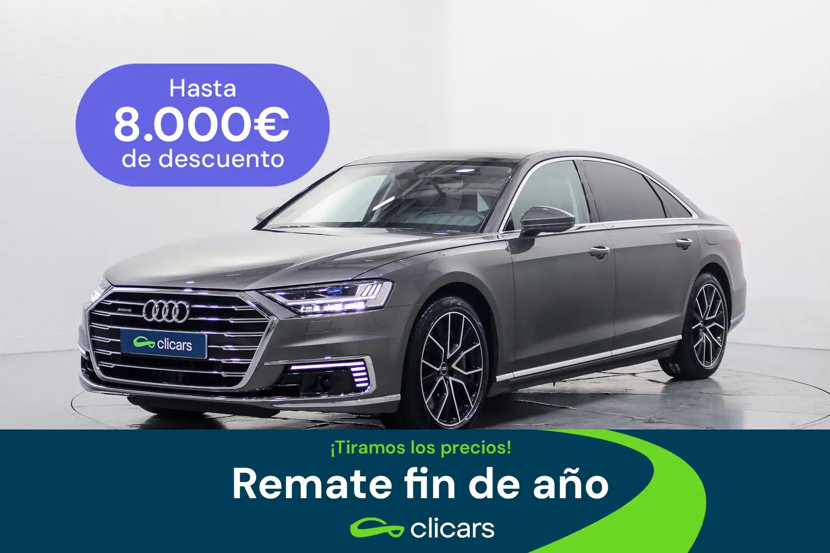 Audi A8 L 60 TFSIe quattro tiptronic 330kW Gris - 1