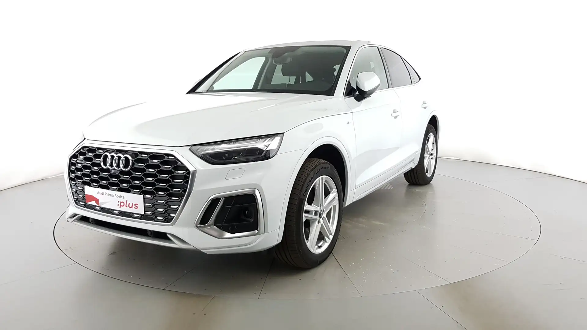Audi Q5 Sportback 40 2.0 tdi mhev 12V S line quattro s-tro Bianco - 1