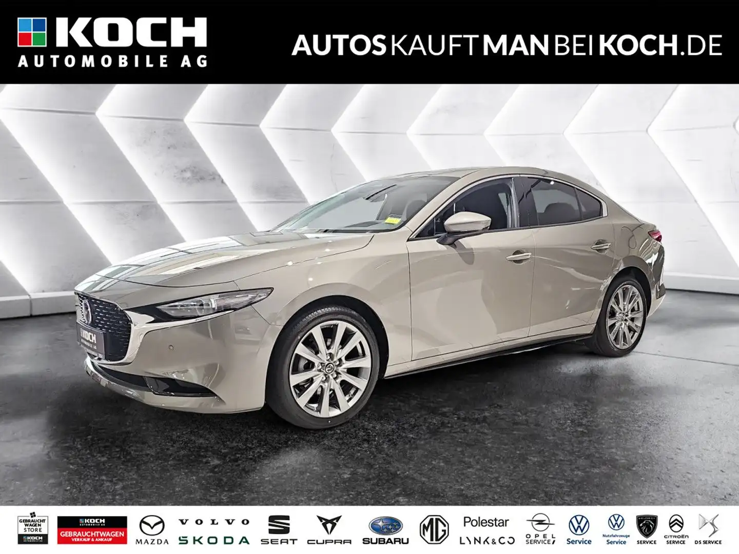 Mazda 3 FASTBACK 140 PS CENTRE-LINE Design-Paket Beige - 1
