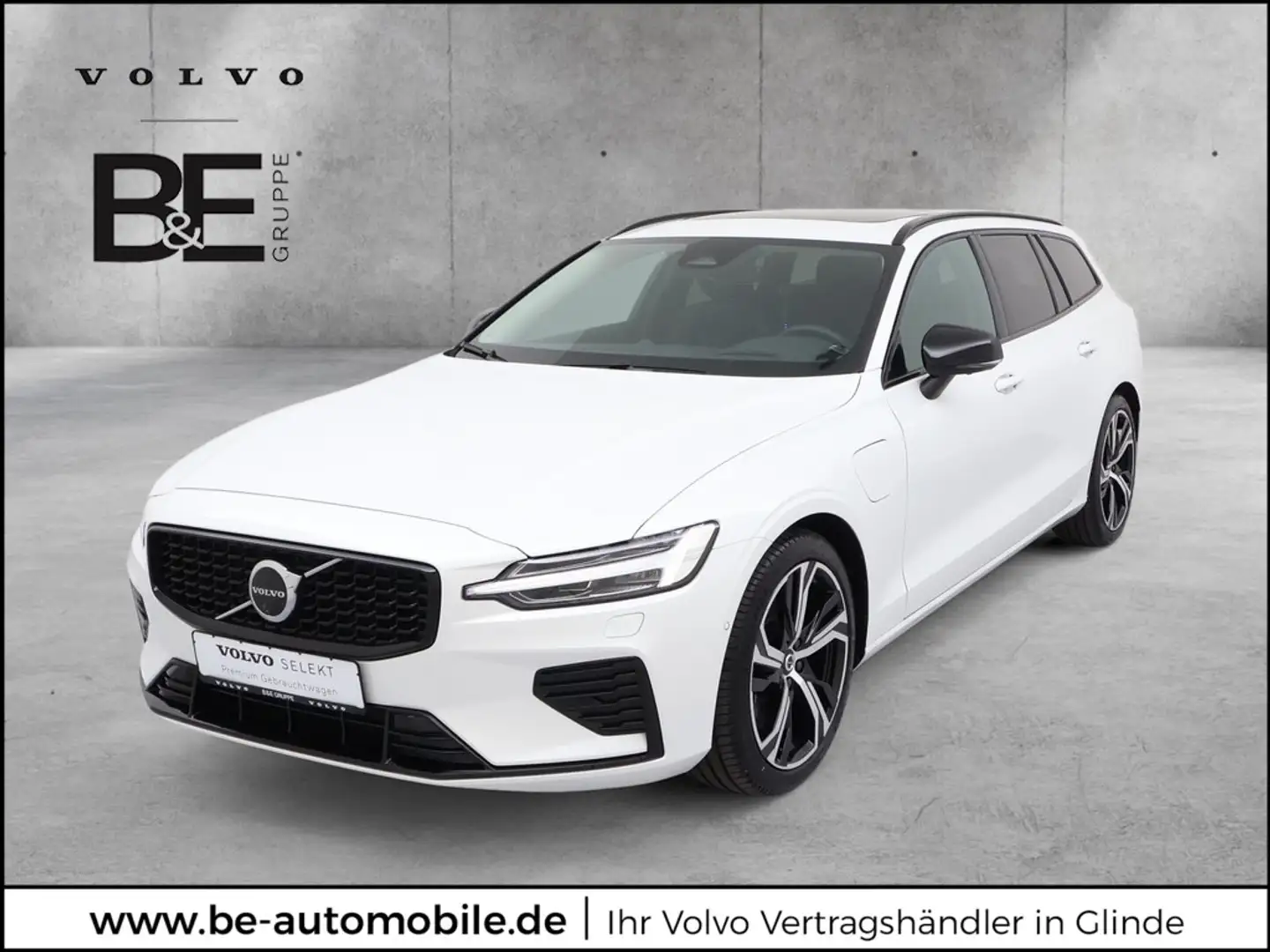 Volvo V60 T8 Ultra Dark Recharge Plug-In Hybrid AWD Weiß - 1