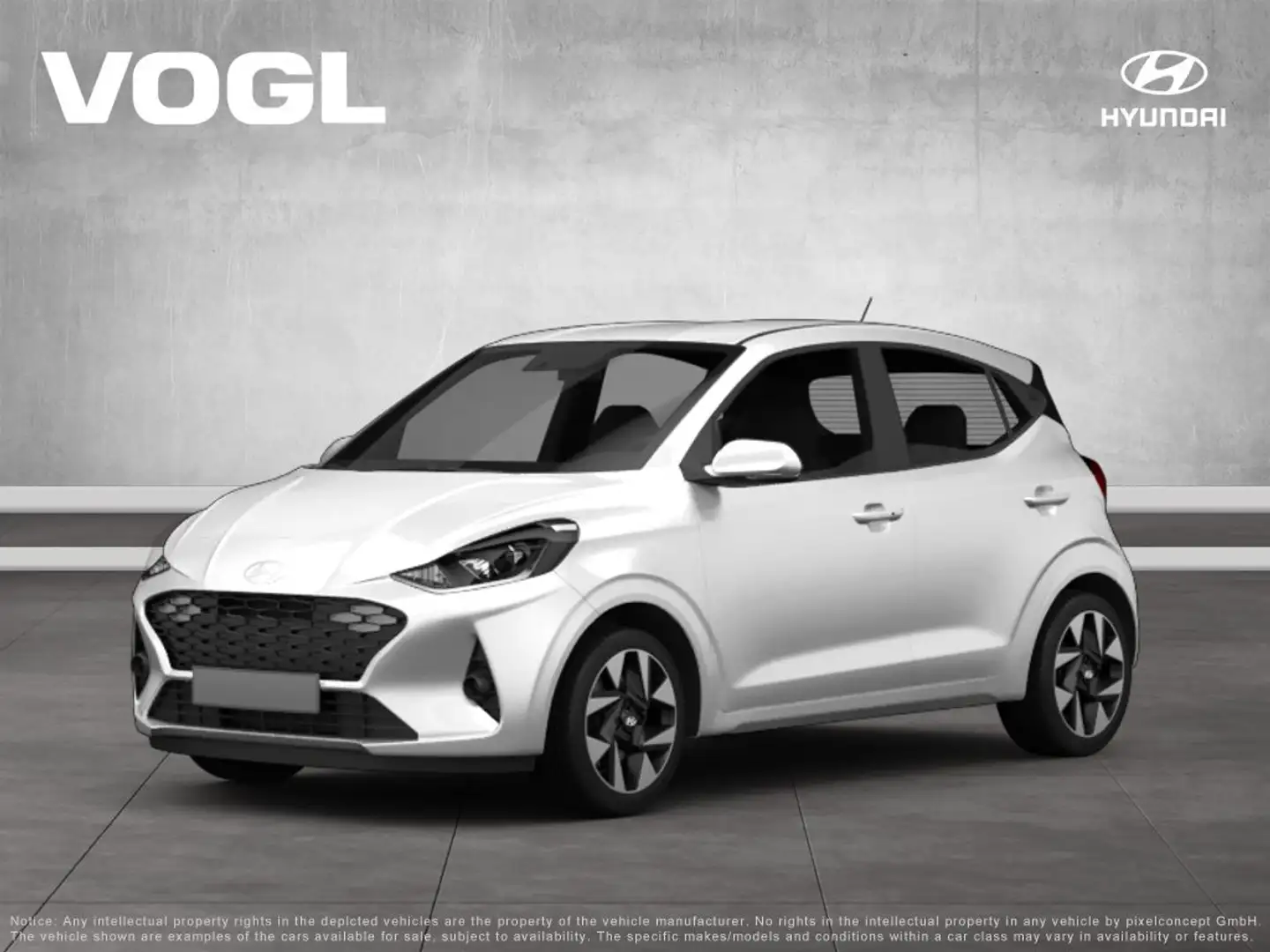 Hyundai i10 FL MY25 1.0 Benzin 63PS MT 2WD Select Weiß - 1