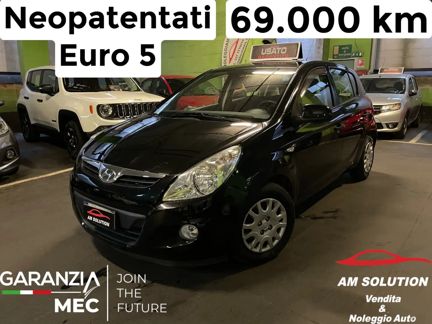 Hyundai i20 i20 1.2 Neopatentati Euro 5 Nero - 1
