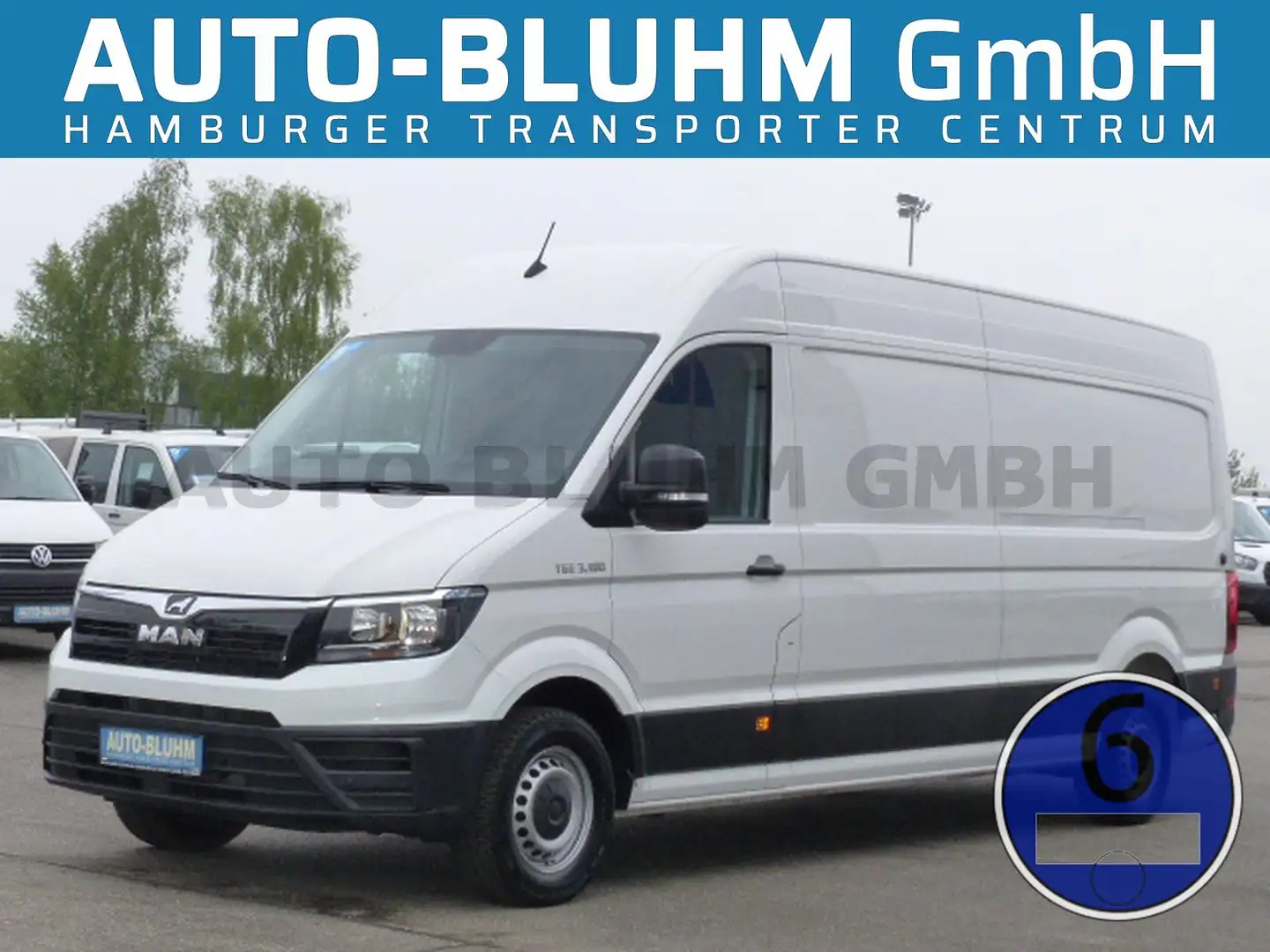 MAN TGE 3.180 TDI Kasten L4H3 + AHK 3,0T Kamera DSG Weiß - 1