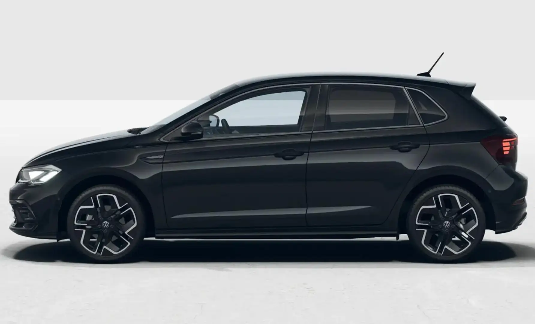 Volkswagen Polo R-Line ParkA Kam PrivG SHZ Ready2D AC2Zone 85 k... Schwarz - 2