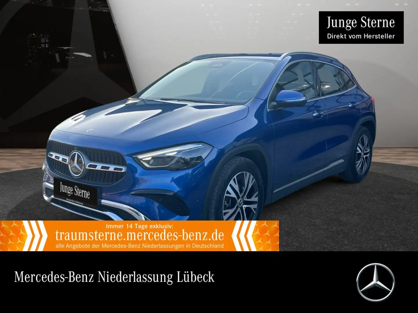 Mercedes-Benz GLA 220 4M PROGRESSIVE+360°+AHK+MULTIBEAM+TOTW+8G Blau - 1