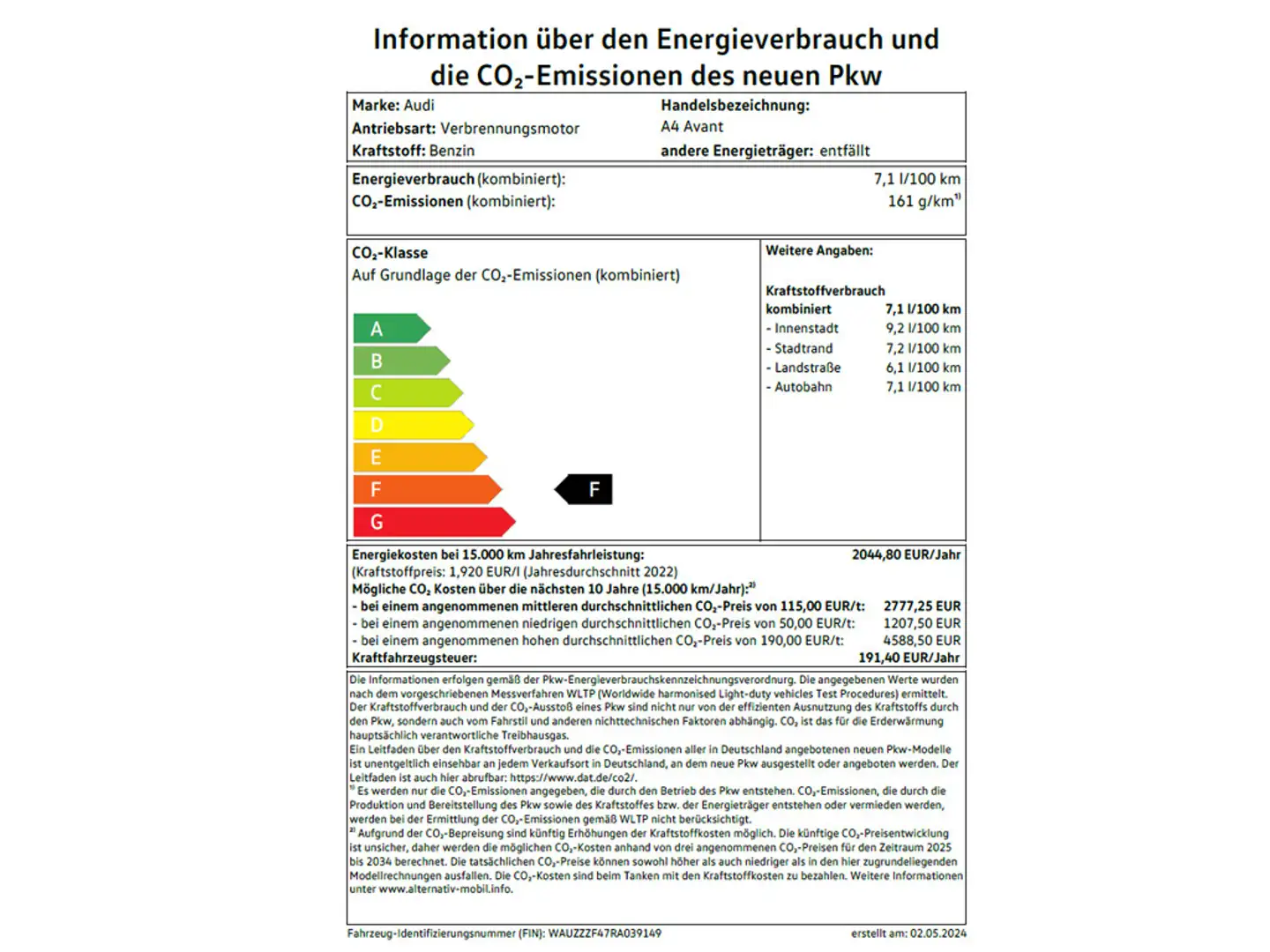 Audi A4 Avant S line 40 TFSI HUD B&O MATRIX-LED Weiß - 2