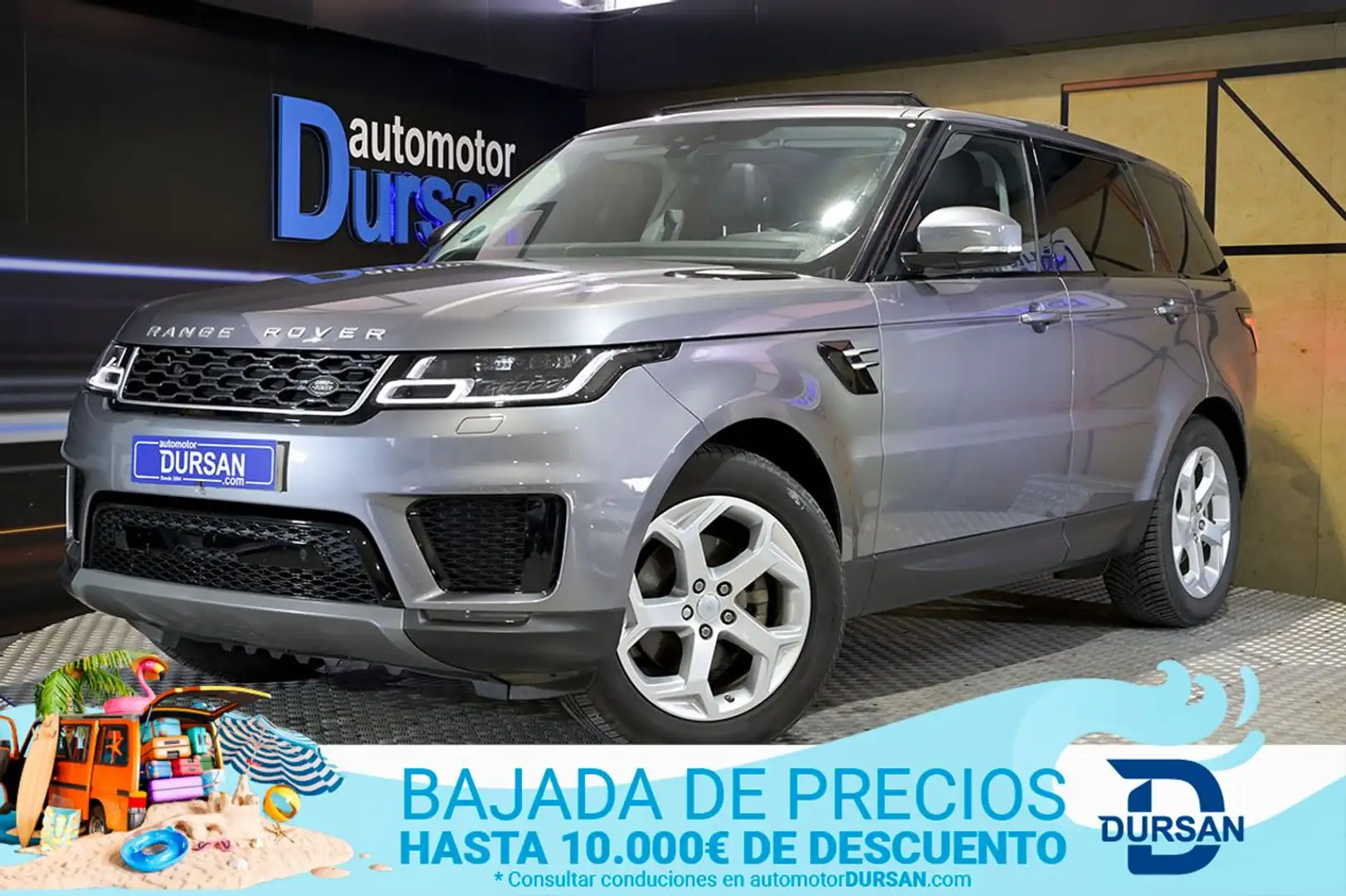 Land Rover Range Rover Sport 3.0SDV6 SE Aut. 249 Gris - 1