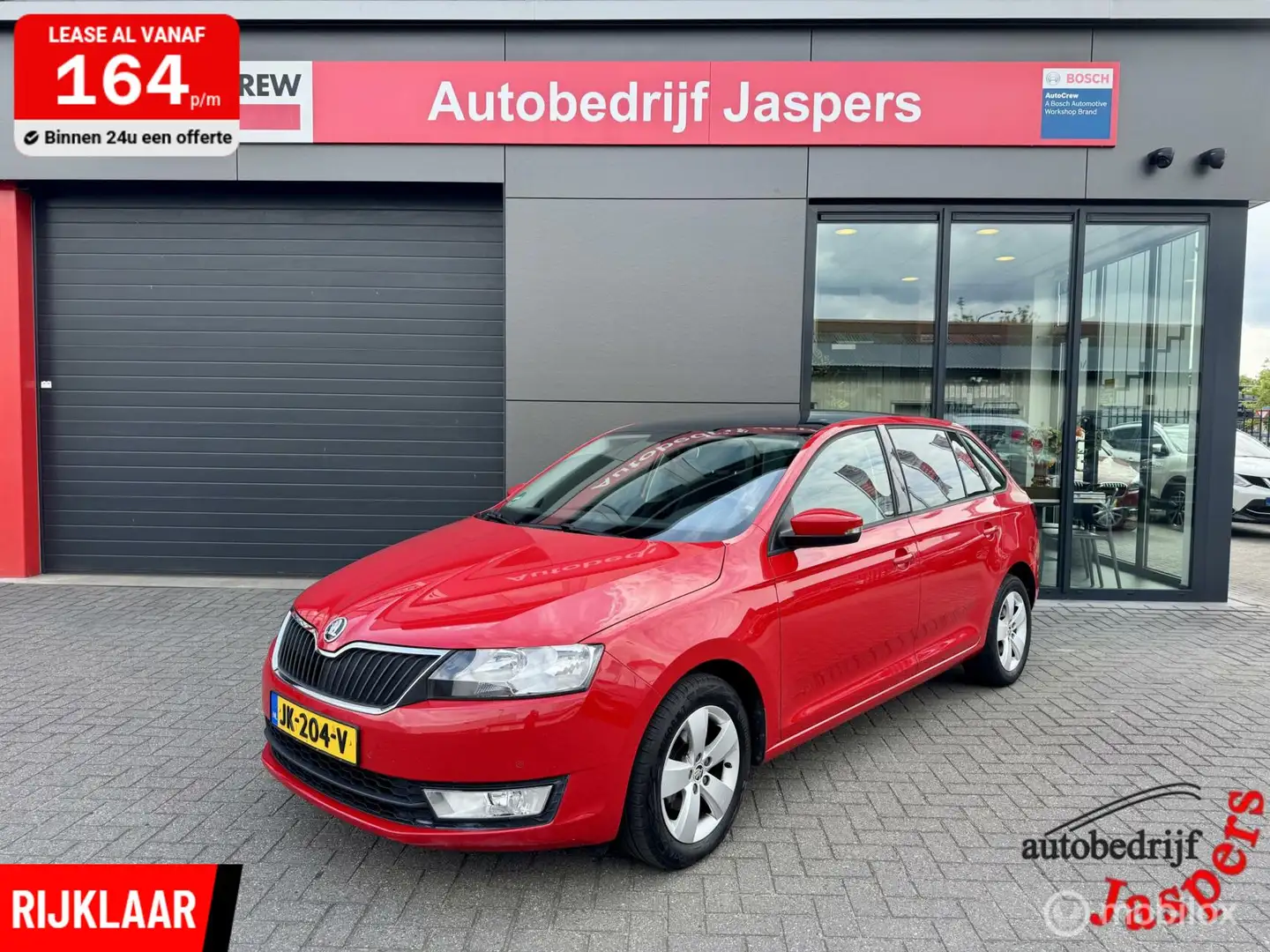 Skoda Rapid/Spaceback 1.2 TSI Greentech JOY Pano/stoelv/navi Rot - 1
