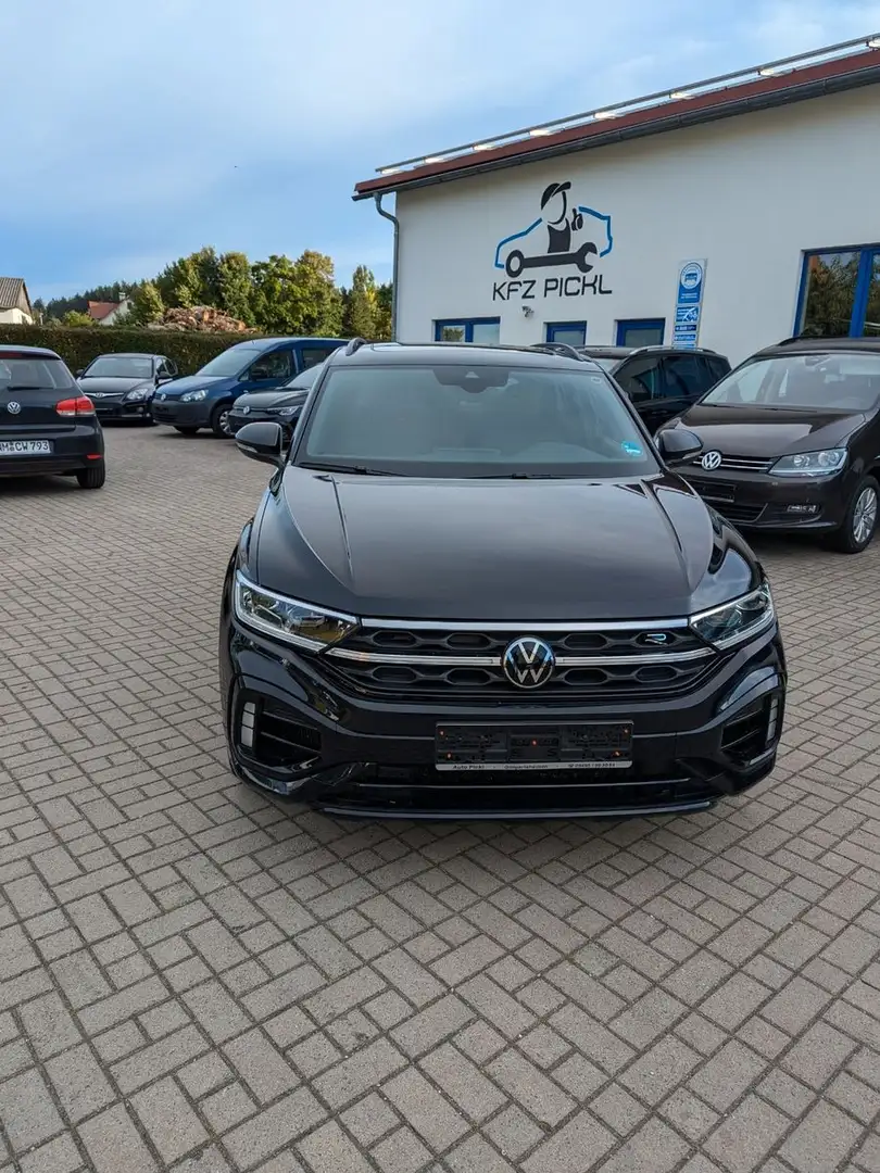 Volkswagen T-Roc R 2,0TSI 4Motion +DSG +AHK+ Panor.+Matrix Schwarz - 1