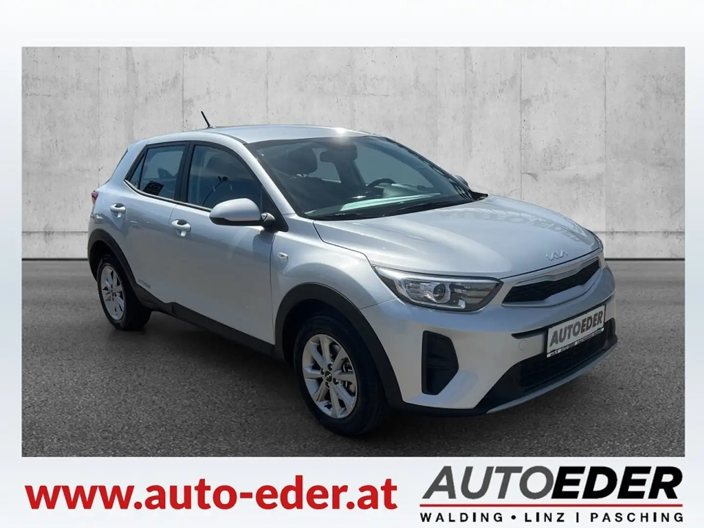 Kia Stonic 1,0 TGDI GPF ISG Titan Silber - 1