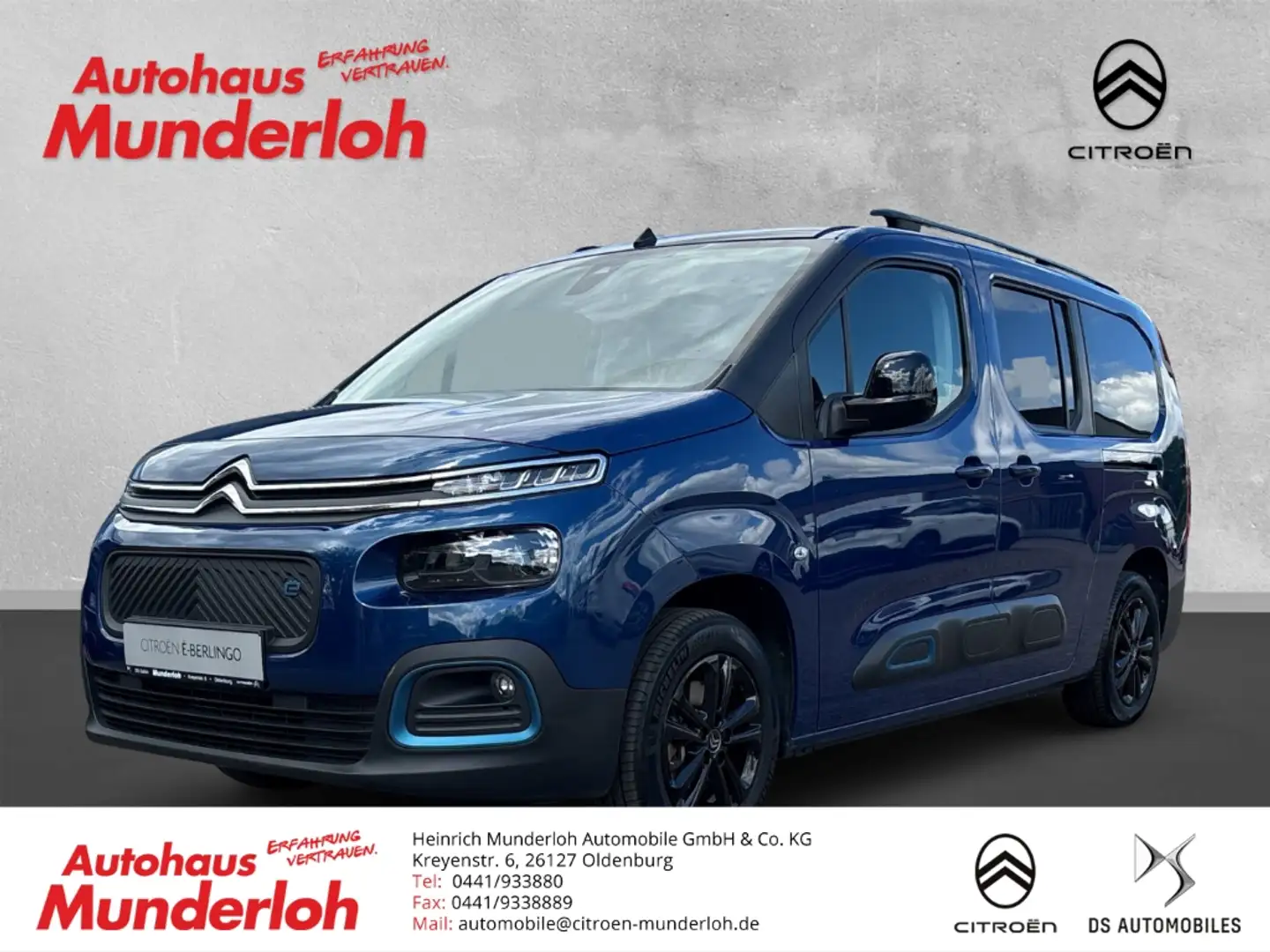 Citroen Berlingo Feel Pack XL Digitales Cockpit Apple CarPlay Andro Blau - 1