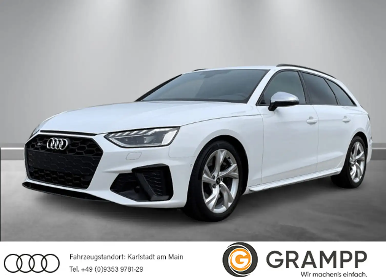 Audi S4 TDI +360° KAMERA+OPTIK+MATRIX+VIRTUAL+ Blanc - 1