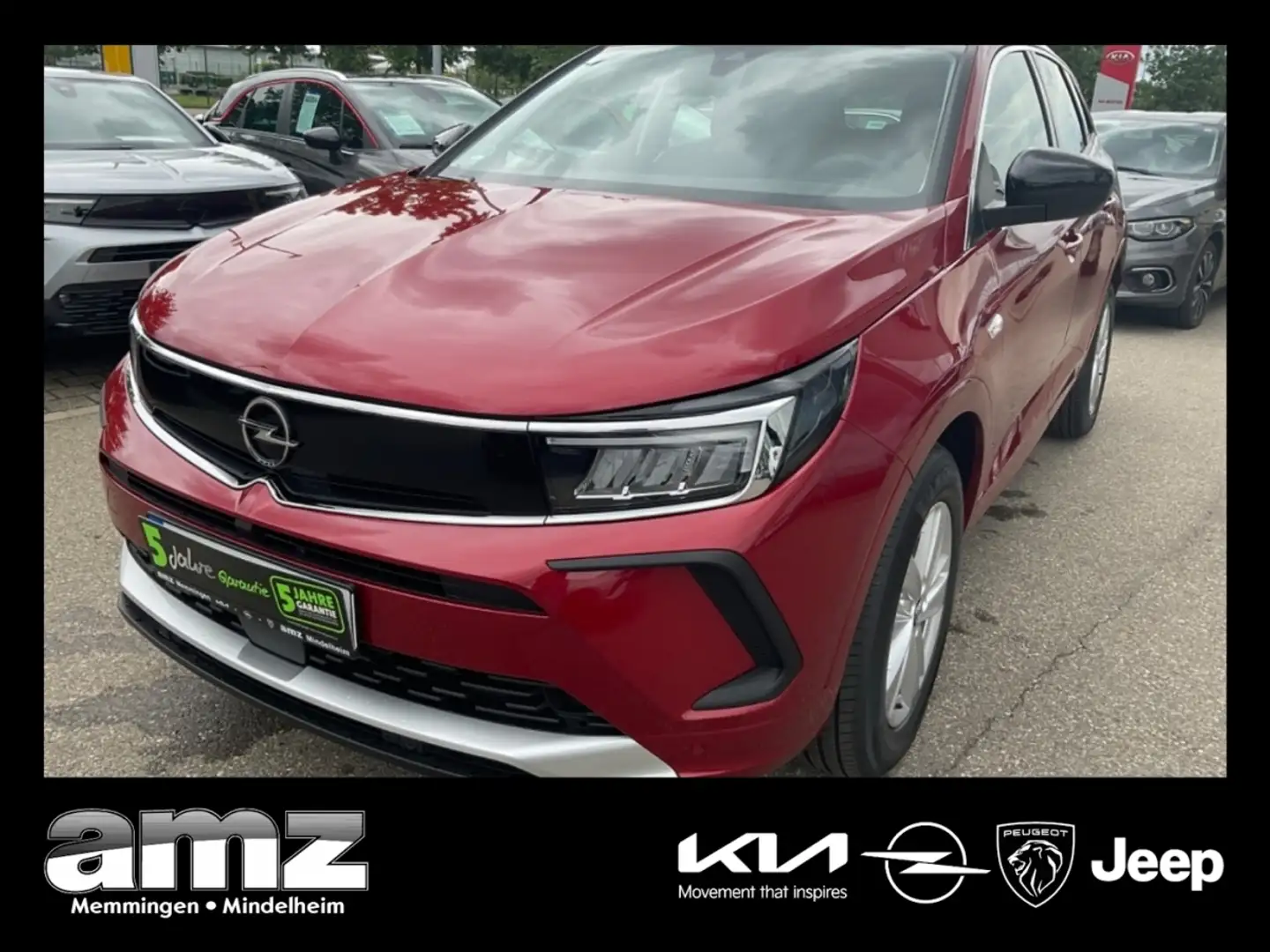 Opel Grandland 1.2 Turbo Enjoy *INVENTUR-ABVERKAUF* Rood - 1