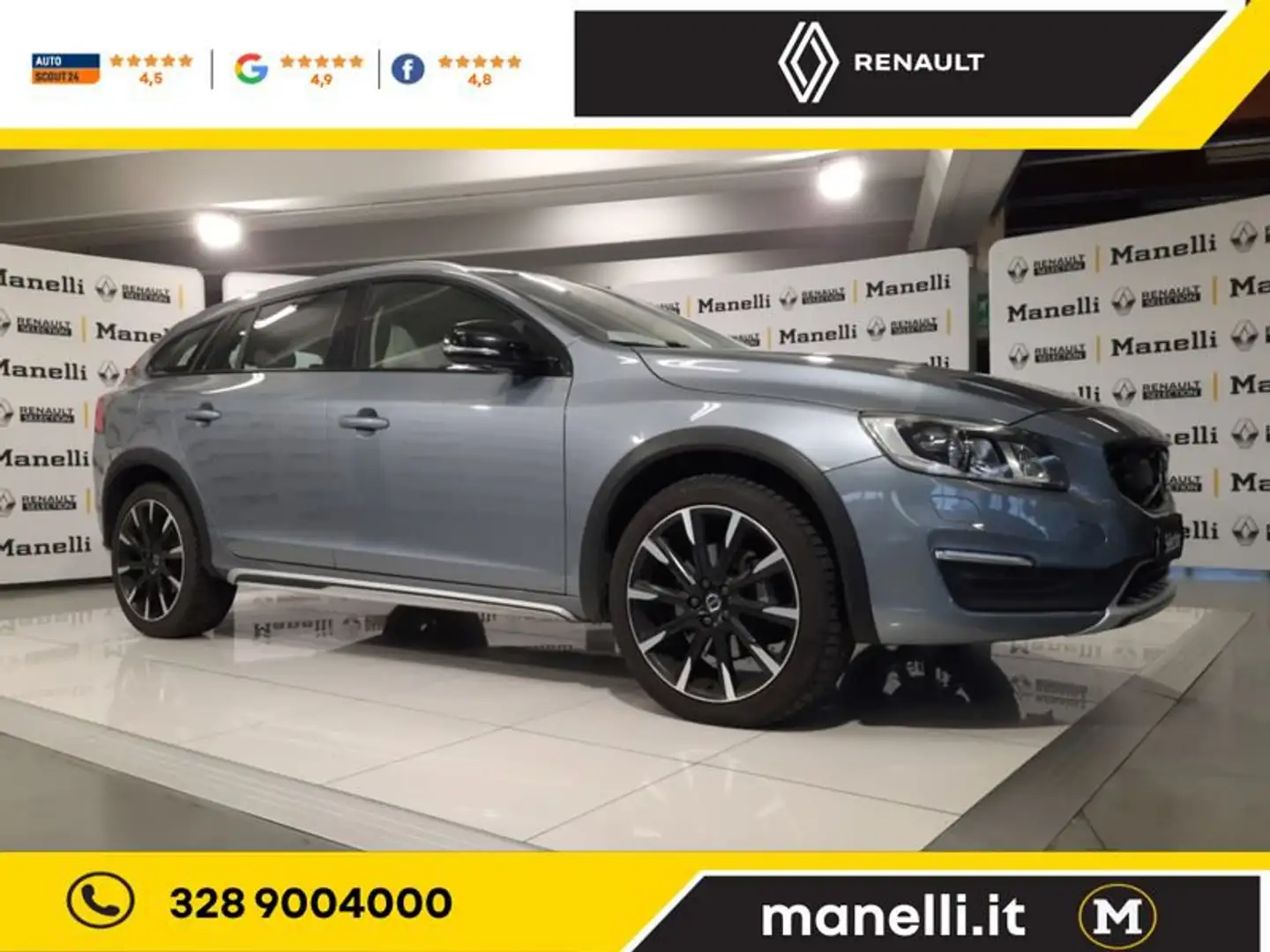 Volvo V60 Cross Country Business Geartronic 2.0 D4 rif.FH448 Blue - 1
