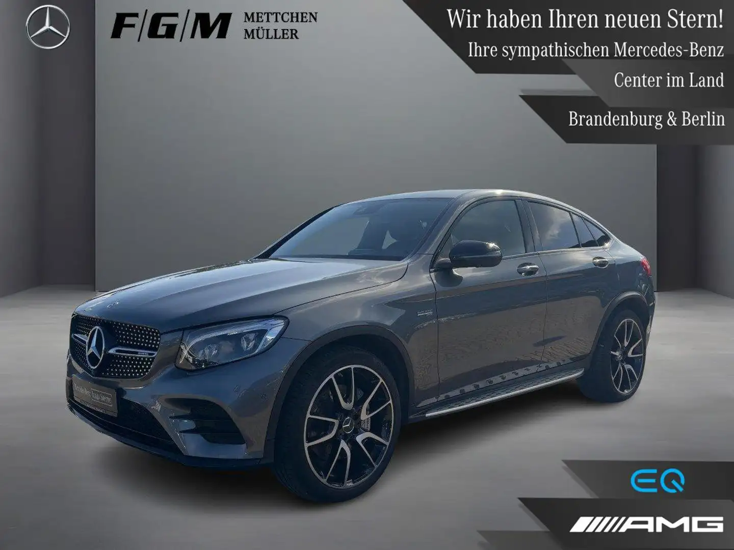 Mercedes-Benz GLC 43 AMG AMG GLC 43 4MATIC Coupé Park-Assist SHZ Gris - 1