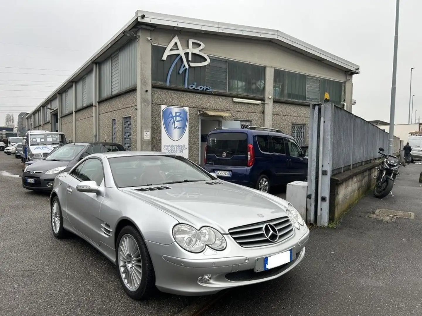 Mercedes-Benz SL 500 cat *CERTIFICATA STORICA* *SERVICE BOOK* Plateado - 1