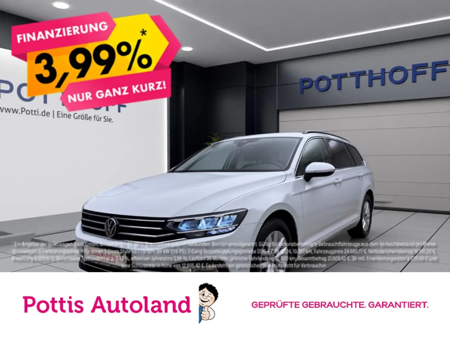 Volkswagen Passat Variant 2.0 TDI DSG BUSINESS NAVI PDC KAMERA SITZHZG Weiß - 1