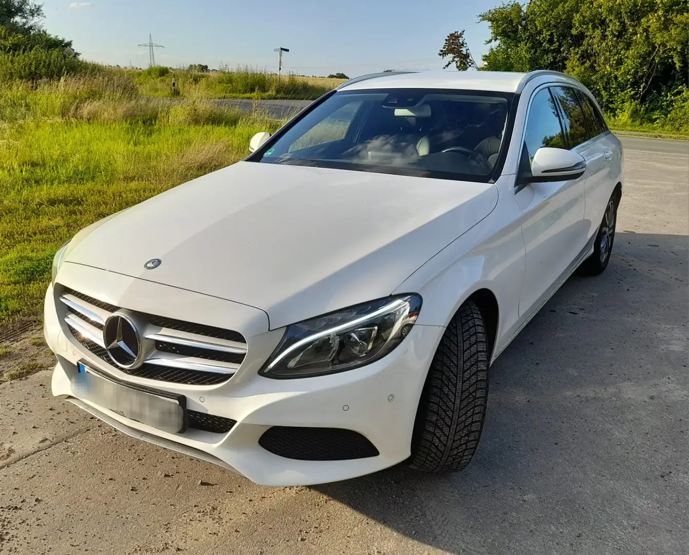 Mercedes-Benz C 160 T Avantgarde Biały - 1