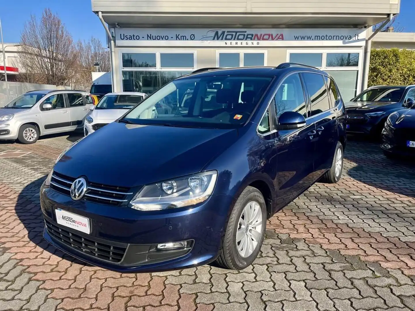 Volkswagen Sharan Sharan 2.0 tdi Business 7 Posti EURO 6 Blu/Azzurro - 1