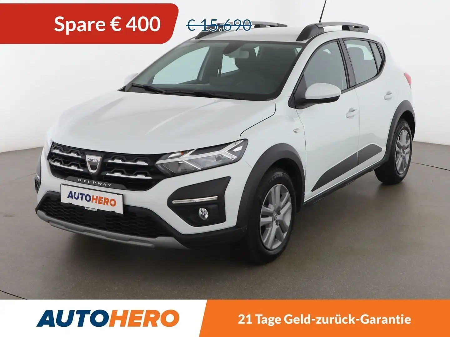 Dacia Sandero 1.0 TCe Stepway Comfort *NAVI*TEMPO*BT* Weiß - 1