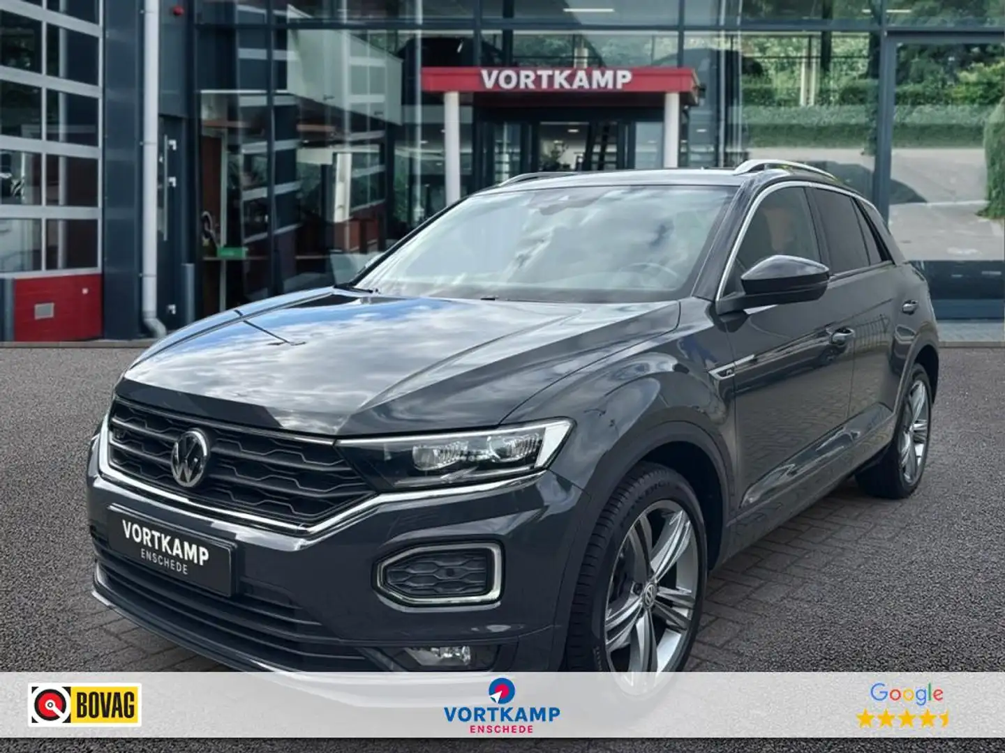 Volkswagen T-Roc 1.5 TSI DSG R-LINE SPORT LED/BEATS-AUDIO/ACC/STOEL Grijs - 1
