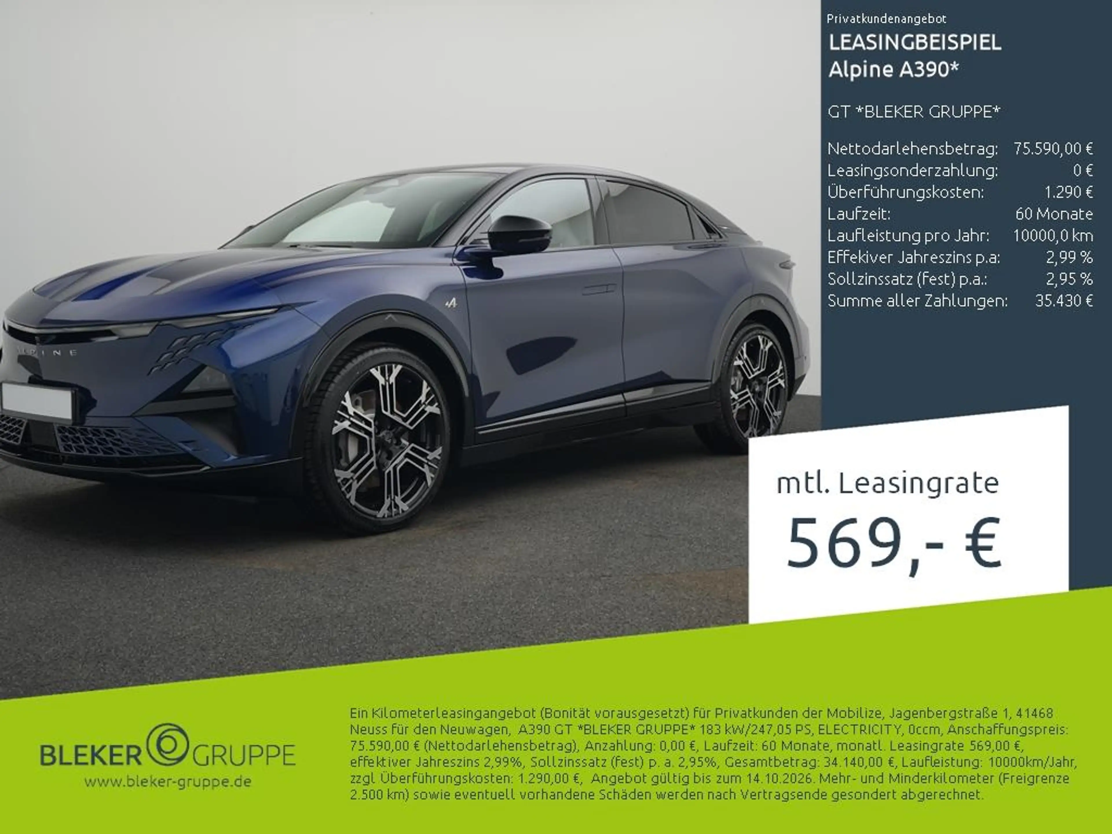 Alpine A390 GT *BLEKER GRUPPE*