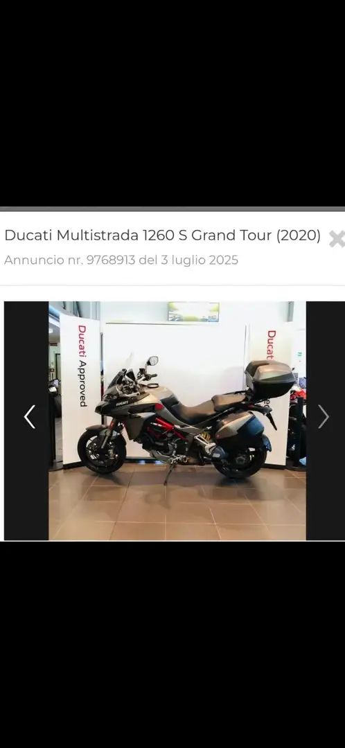 Ducati Multistrada 1260 Gran Tour S Gris - 1