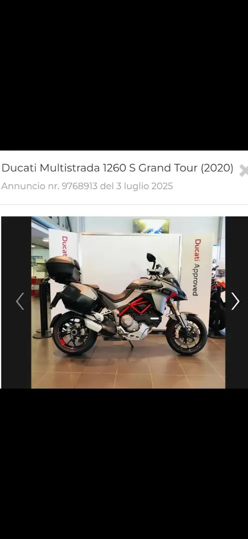Ducati Multistrada 1260 Gran Tour S Gris - 2