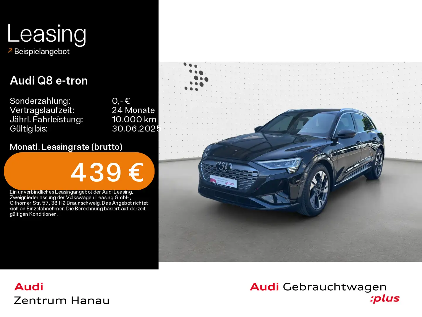 Audi Q8 e-tron 55 quattro advanced*NAVI-PLUS*MATRIX*H Schwarz - 1