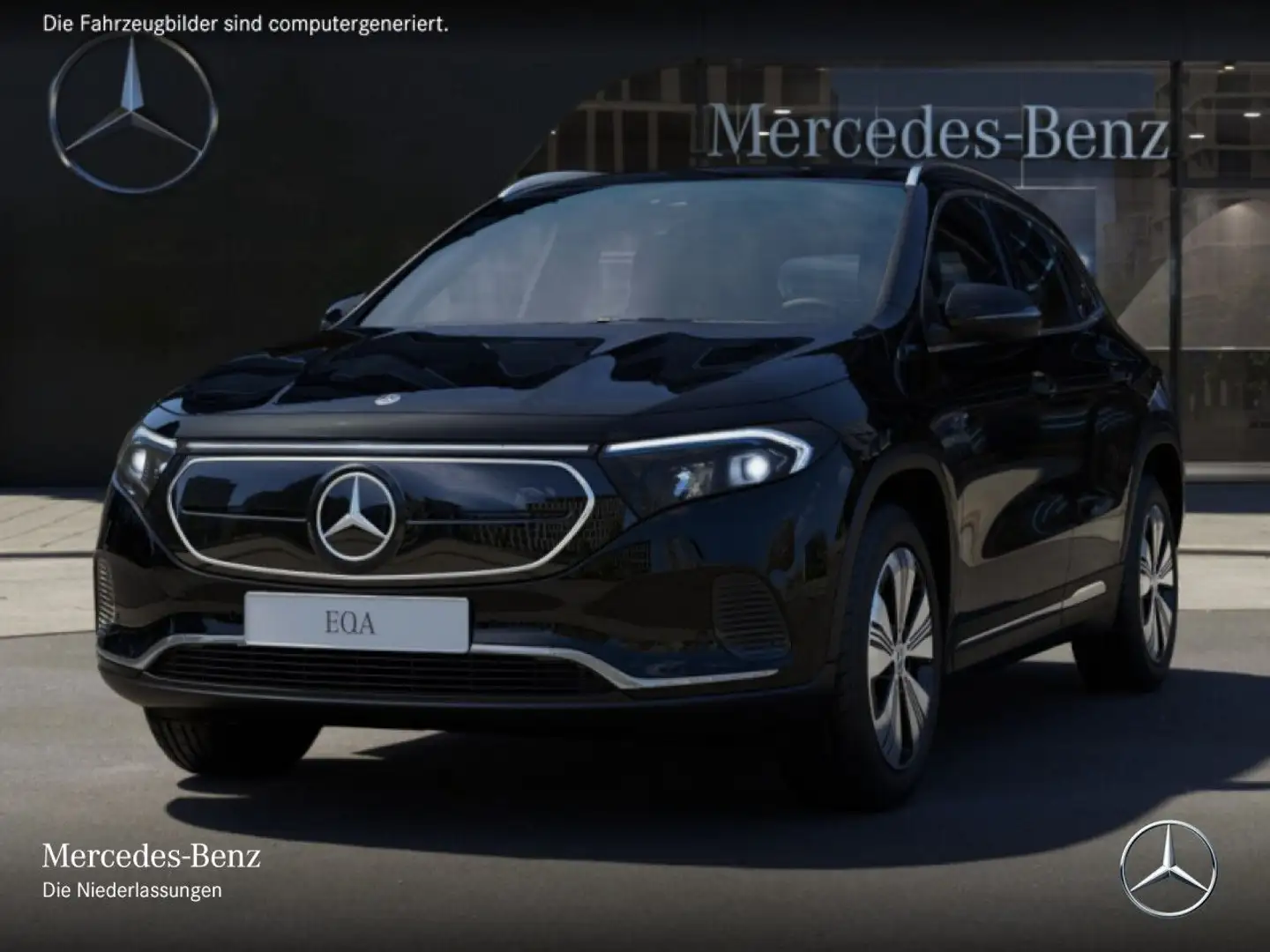 Mercedes-Benz EQA 250 PROG+ADVANCED+KAMERA+MEMORY+SPUR Schwarz - 2