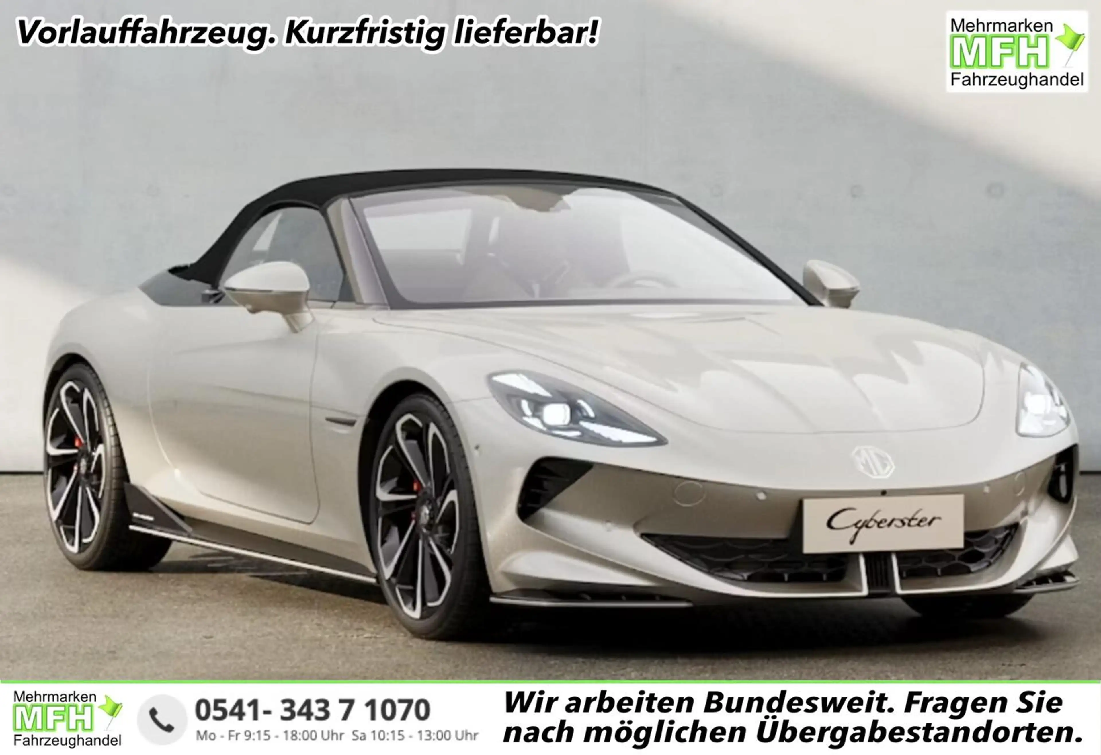 MG Cyberster XPOWER (Dual Motor)  77kWh AWD ACC Bose 360° SH...