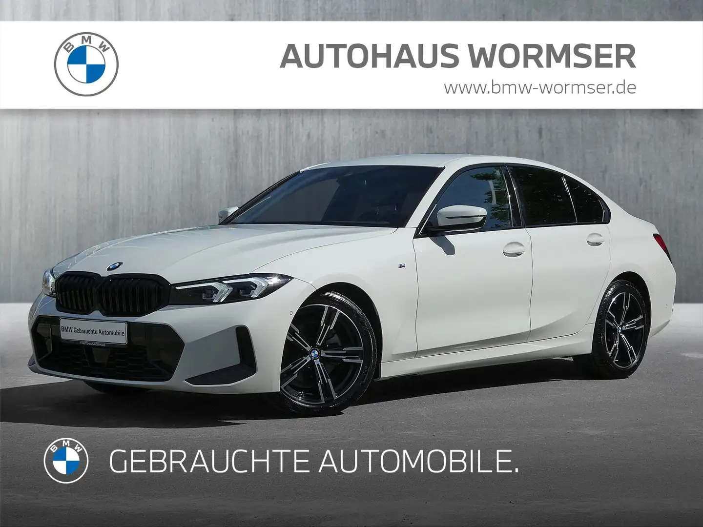 BMW 320 d Limousine M Sportpaket HiFi DAB Klimaaut. Weiß - 1