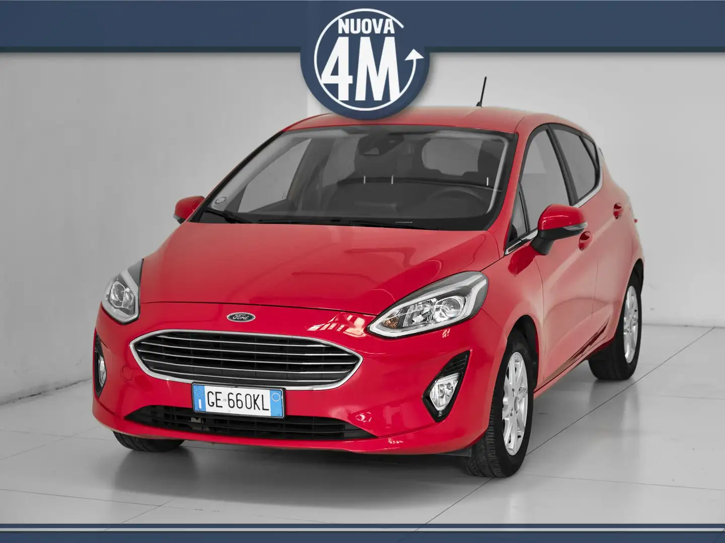 Ford Fiesta 1.1 75 CV GPL 5 porte Titanium Červená - 1