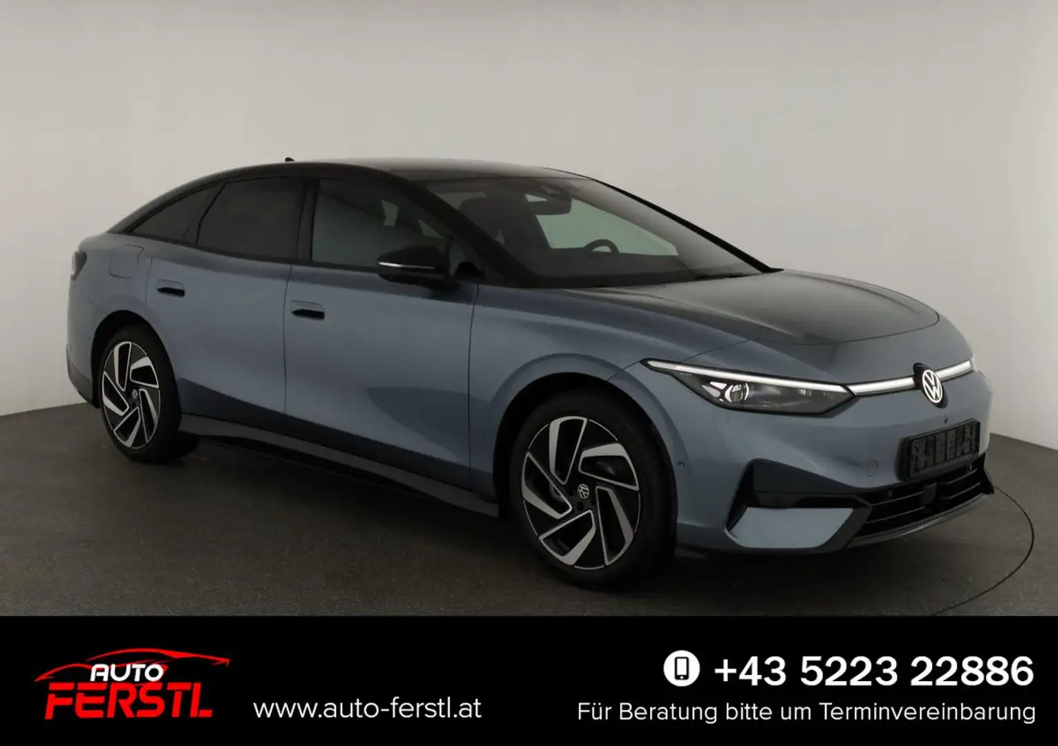Volkswagen ID.7 Limousine Pro 210 kW Black, HuD, IQ.Light, IQ.D... Blau - 1