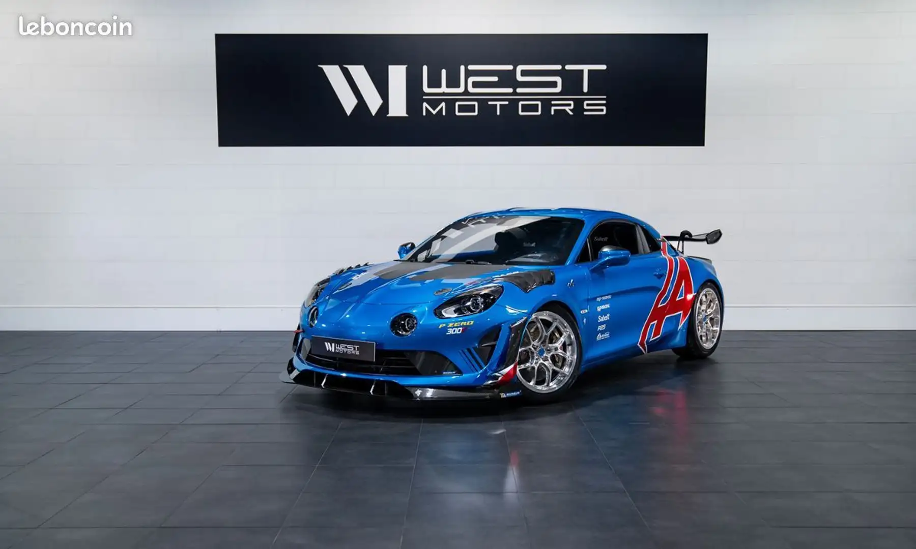 Alpine A110 MP-R Nurb-002 300 – Française Préparation Complète et neuve Carbone Baquets Alu taillé masse 1725EMOIS Blu/Azzurro - 1