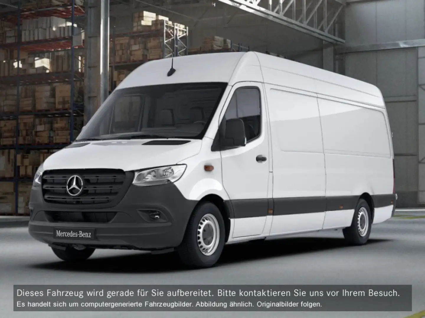 Mercedes-Benz Sprinter 317 CDI Kasten Hochdach Lang Weiß - 2