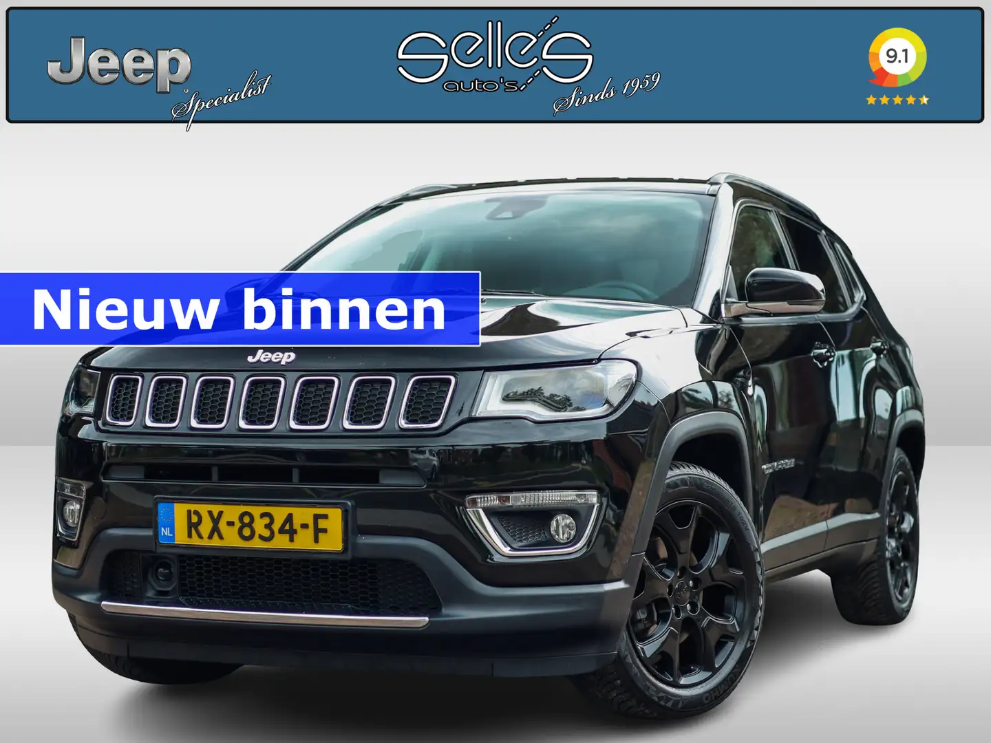 Jeep Compass 1.4 MultiAir Opening Edition Plus Premium geluidsi Zwart - 1